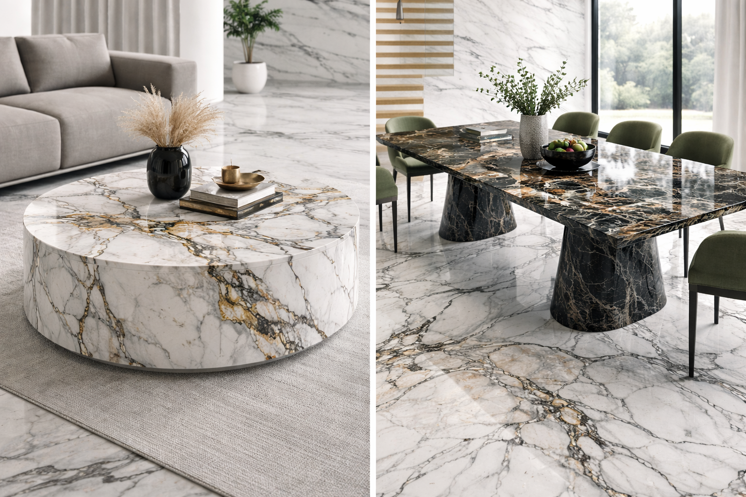 Marble & Granite Table Tops